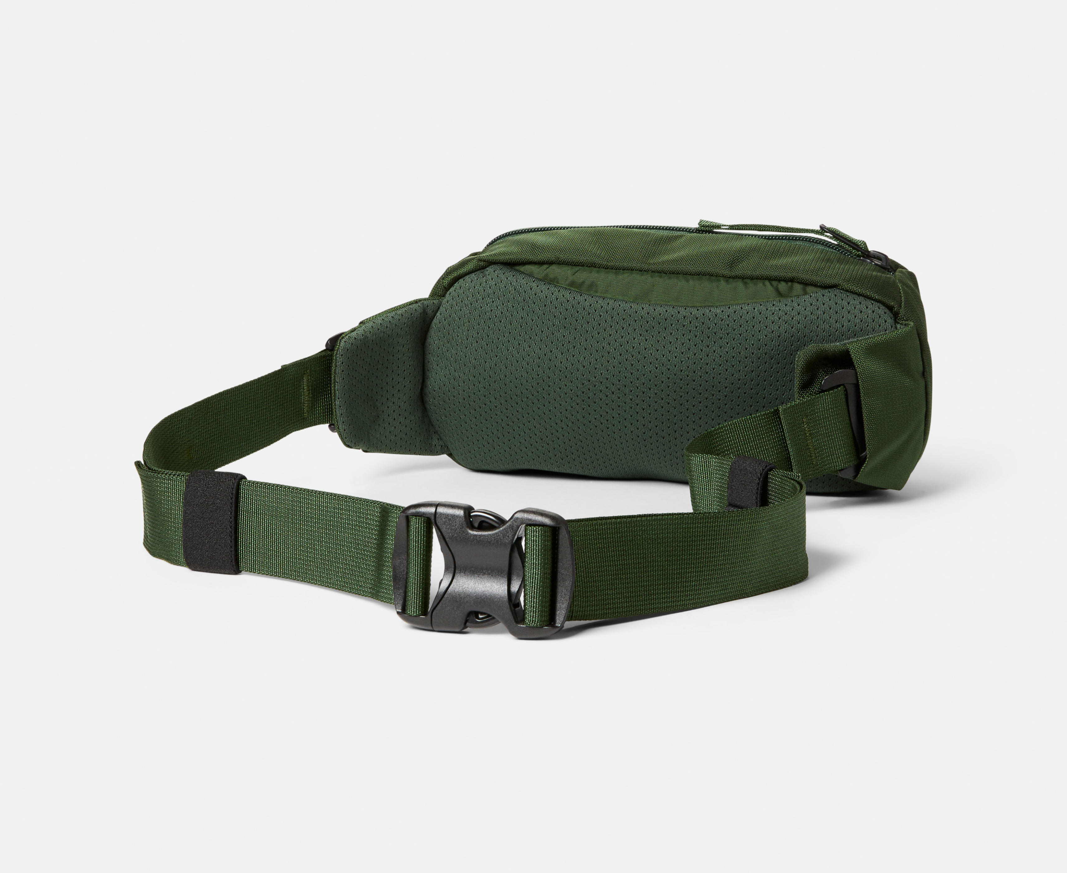 Forest green top fanny pack